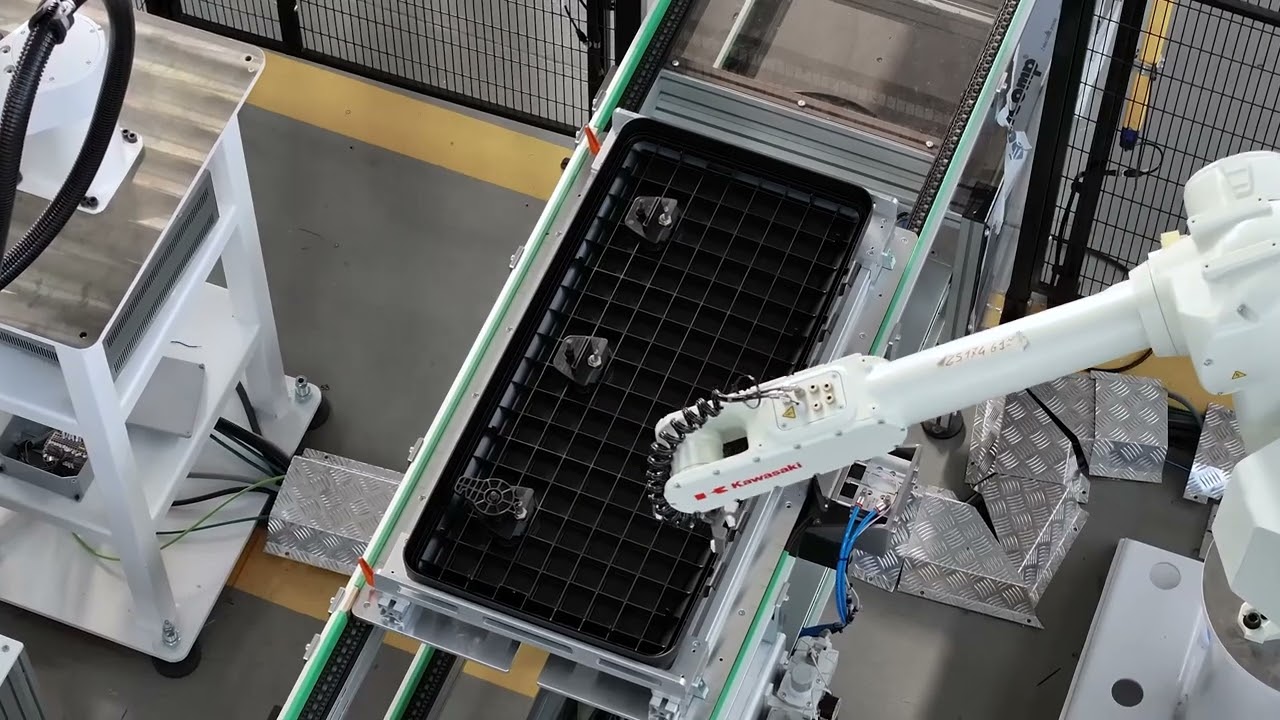 From Press to Precision: Automated Lid Assembly Line with multiple