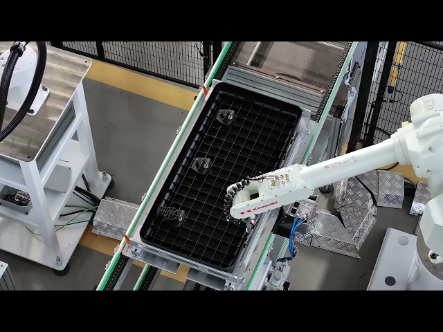From Press to Precision: Automated Lid Assembly Line with multiple Kawasaki Robots