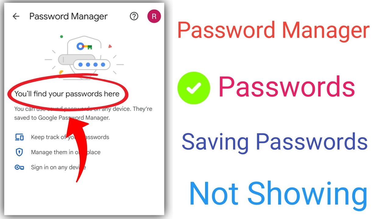 Password Manager you'll find your Password here/Password Manager ...