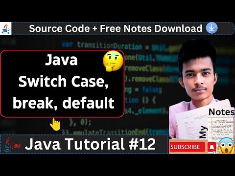 Java Tutorial: Switch Case, Break, Default in Java (Hindi) | Code With HritikRoshan |