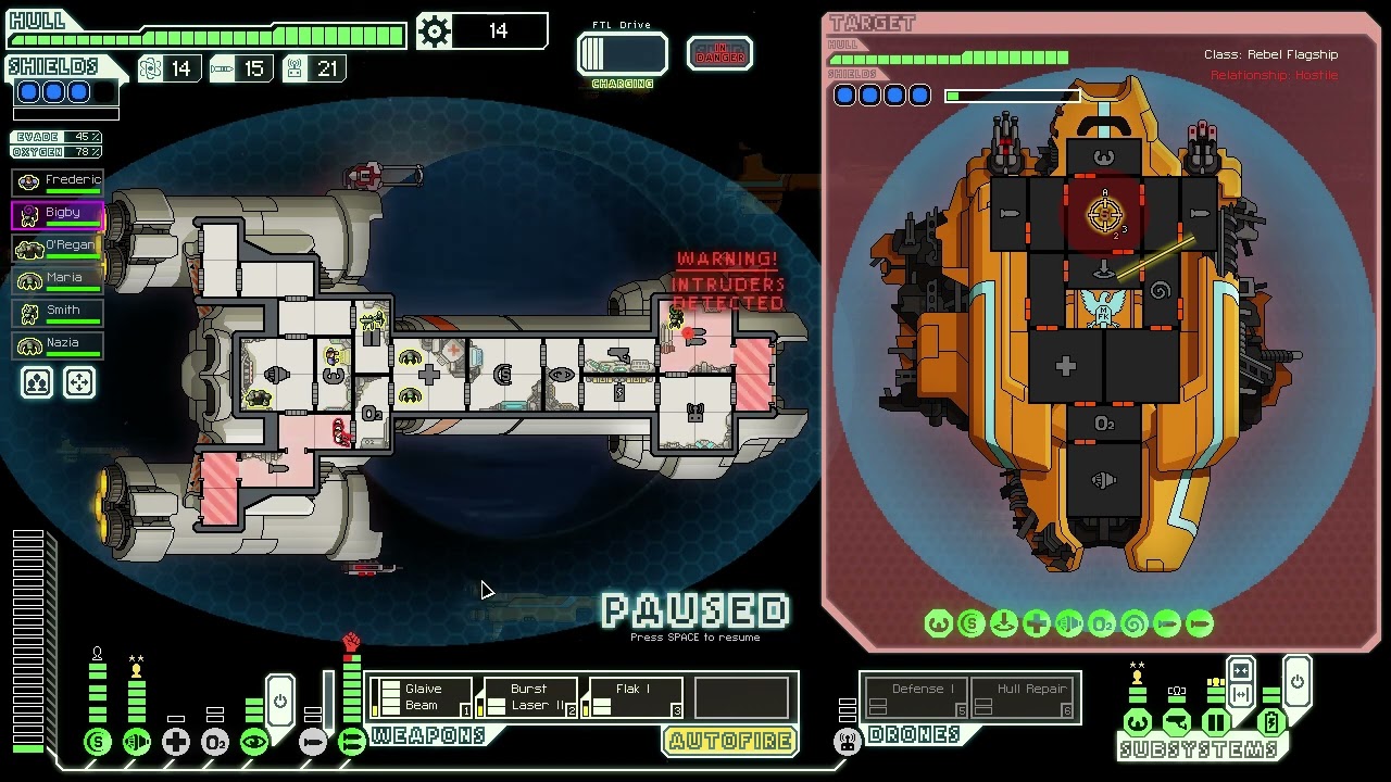 FTL Federation A No damage Rebel Flagship Hard