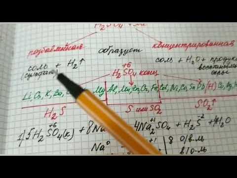 Серная кислота , H2SO4 и ее свойства