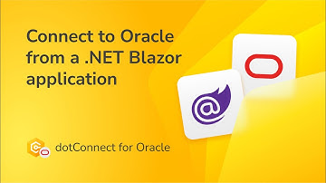 Connect .NET Blazor to Oracle