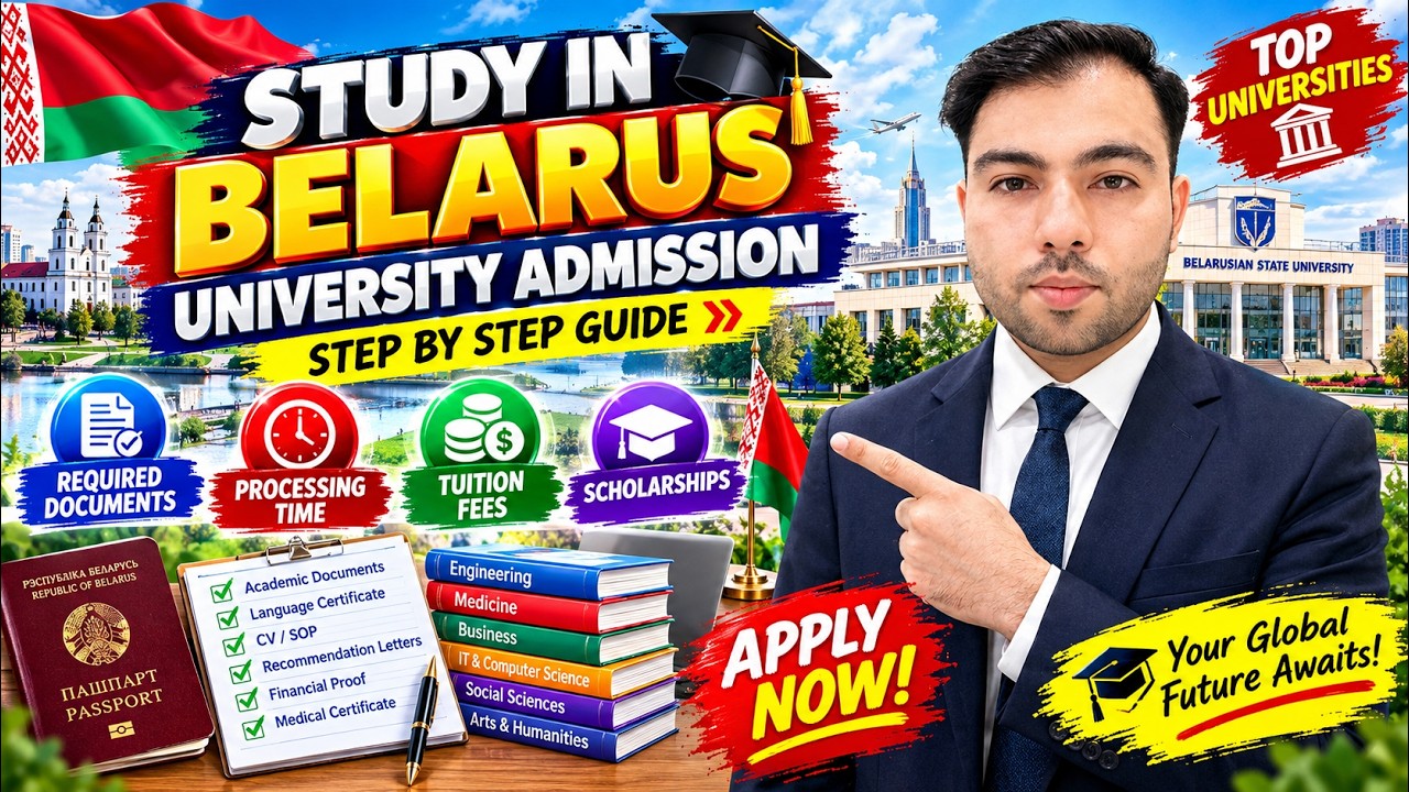 How to Apply for Study in Belarus with Scholarship 2026 | Complete ...