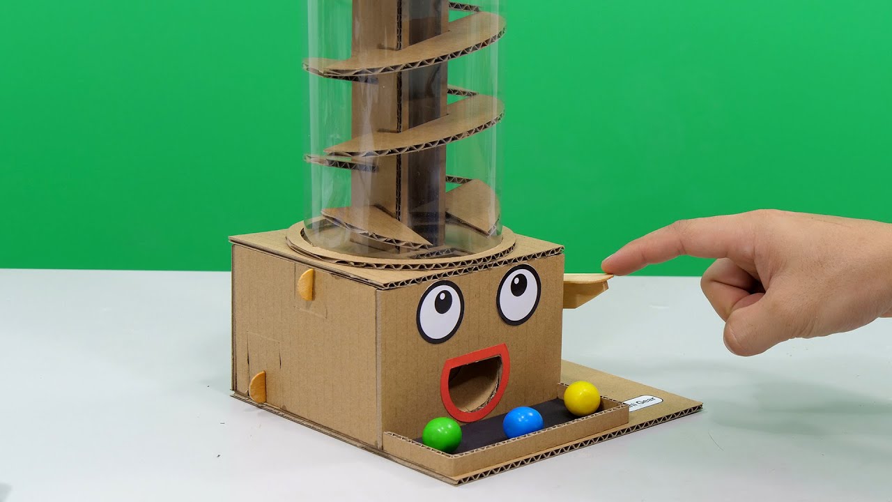 3D Gumball Machine Cardboard Stand-Up