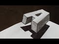 How to draw 3D A letter Drawing 😂 A letter Drawing 😂 step by step easy Drawing hai #viral #drawing