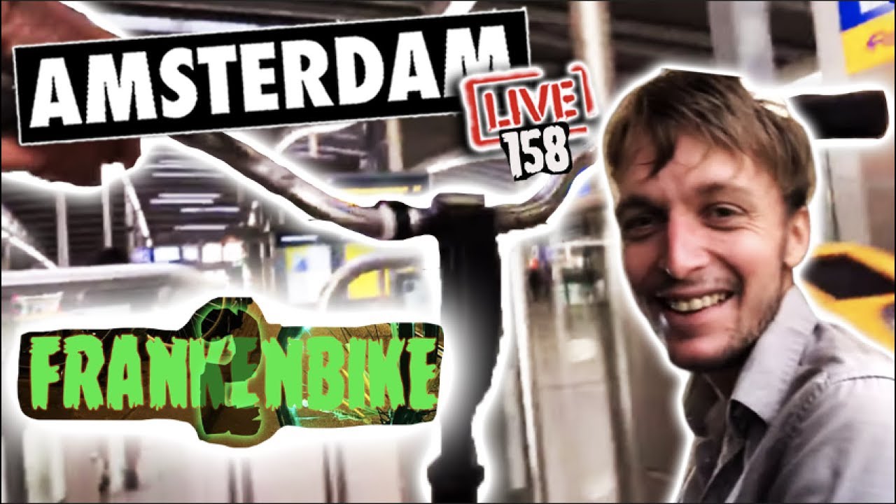 Amsterdam to Utrecht By Train IRL (Picking up Frankenbike2!)