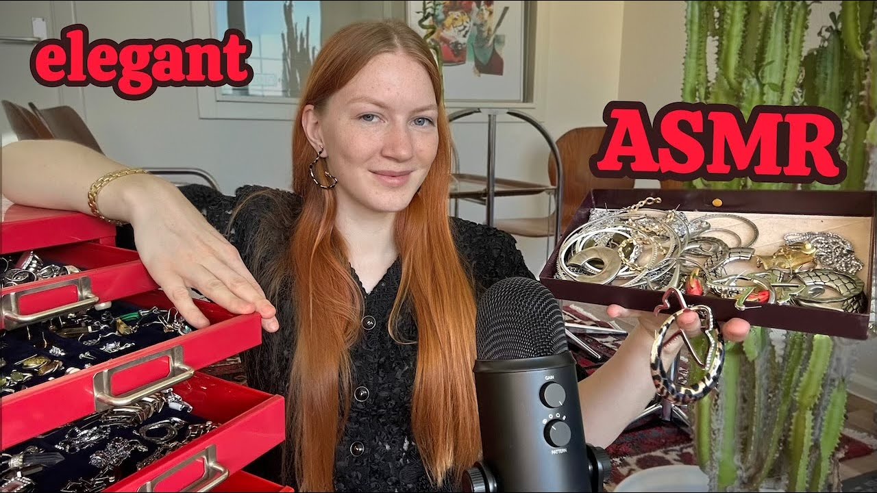 ASMR 💍 Ich präsentiere: meine Schmucksammlung! •⩊• (show & tell, German whispers)