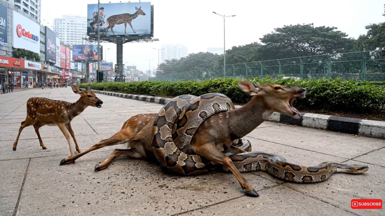 Rescue Animal: Shocking City Python Squeeze: Saving the Deer Family ...