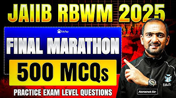 JAIIB RBWM Marathon Class 2025 | JAIIB RBWM Important Topics & Questions | JAIIB Nov 2025