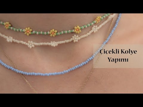 DIY- Çiçekli Kolye Yapımı / Daisy Necklace