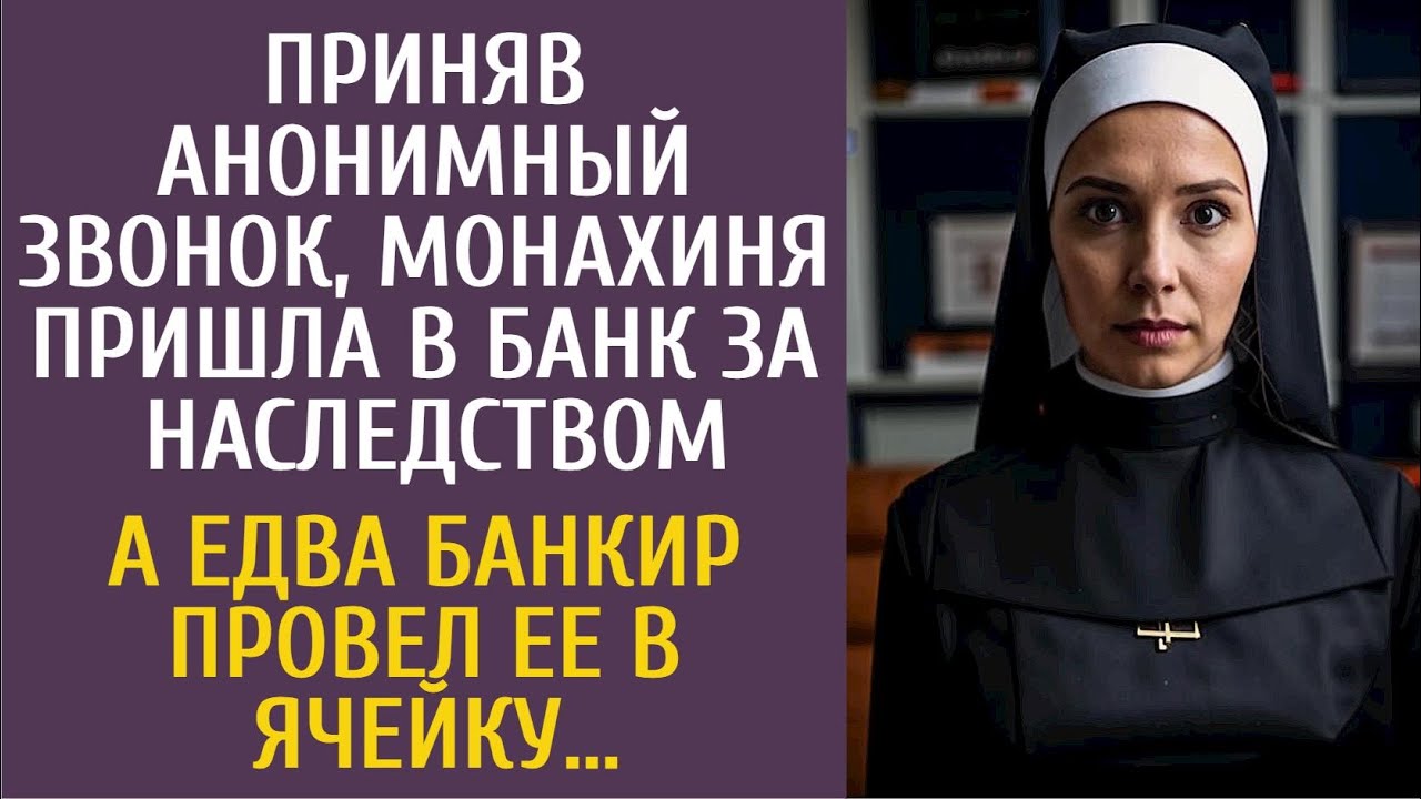 Приняв анонимный звонок, монахиня пришла в банк за наследством… А едва ...