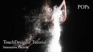 TouchDesigner Tutorial: Interactive Human-Tracking Particles (Image to Particle)