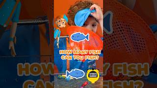 How Many Fish Can Mini Blippi Catch in 5 Seconds? 🎣💥
