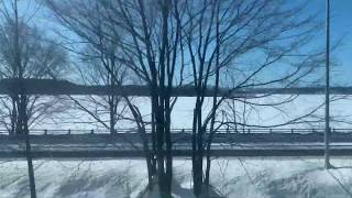 網走湖　特急大雪(キハ183系)からの車窓