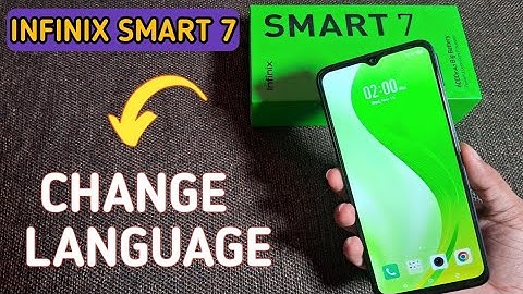 how to change language on infinix smart 7 | infinix smart 7 language settings