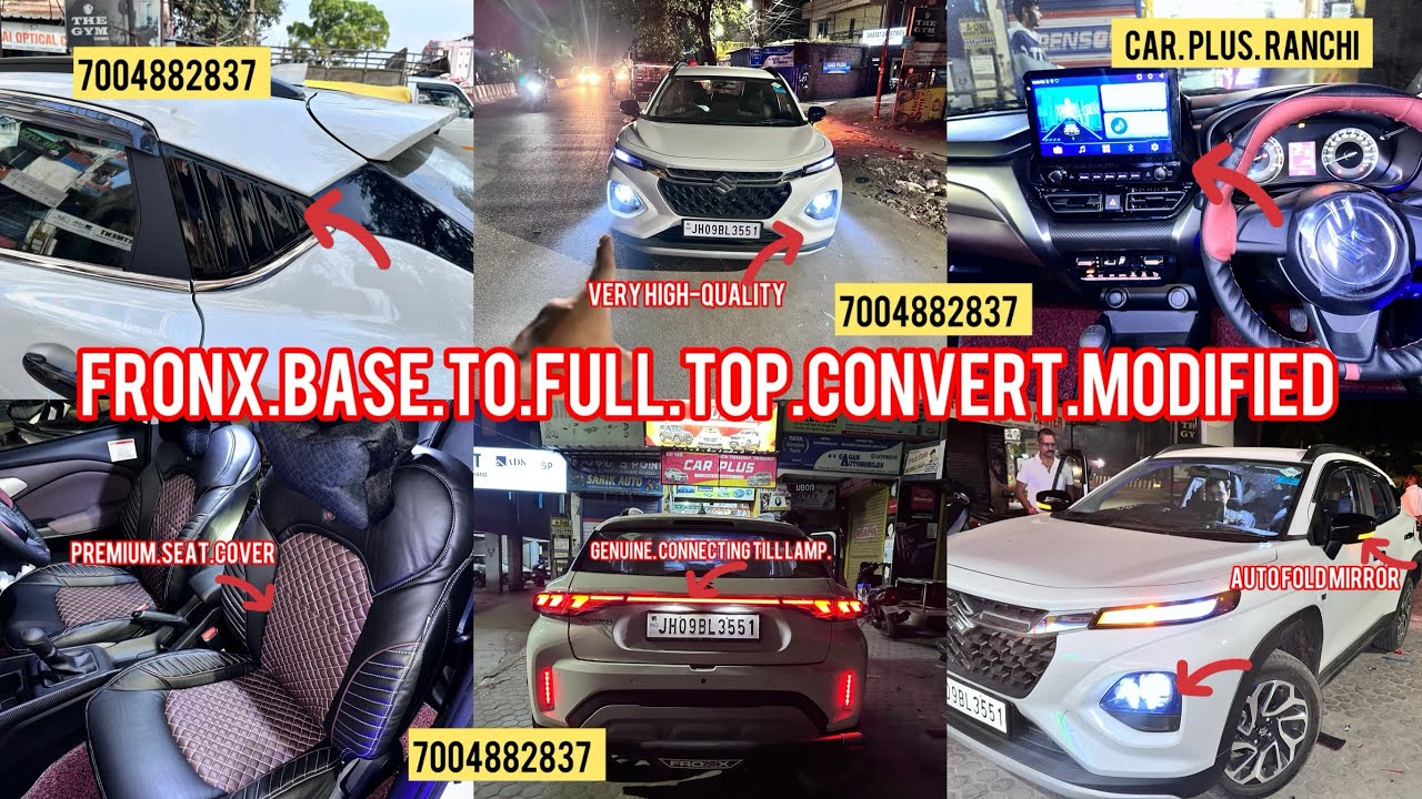 Fronx base to top convert modification in Ranchi #fronx #fronxsigma #fronxmodified #ranchi #trend 