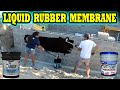 How to seal Concrete & CMU block walls and foundations with Liquid Rubber Waterproof Coatings D.I.Y.