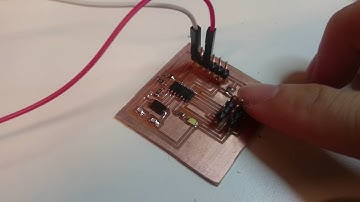 attiny44 butten&LED