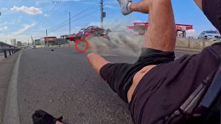 When Bikers Push Their Luck Too Far (Motorcycle Crashes)