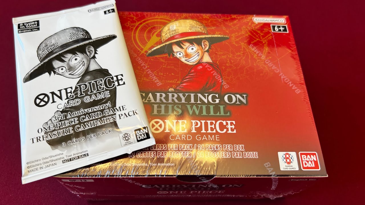 OP13 Carrying on His Will One Piece Unboxing