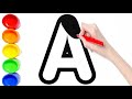A to Z, Kids rhymes, collection for writing along dotted lines for toddler,Aphabet,ABC song,ABCD,593