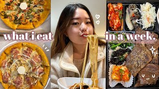 *korean + intuitive* what i eat in a week (new year + i got sick...)