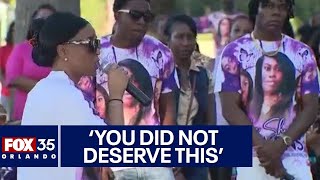 Family and friends of Florida mom shot by neighbor hold vigil