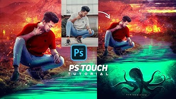 Ps Touch Creative Manipulation Tutorial with Lightroom preset // Fahim Editing Tutorial 🔥