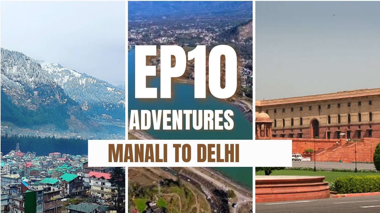 🏍️ ✨The Road Never Ends! EP-10: Manali ➝ Delhi – Brutal Final Push!