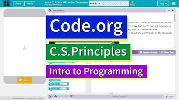 APIs and Function Parameters Lesson 7.4 CS Principles Code.org Tutorial with Answers