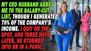My CEO Husband Put Me On The Pay-Cut List. I Left, And 3 Days Later, He Tormed Into HR In A Panic…🤯