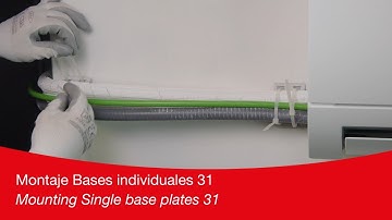 Montaje Bases individuales 31/ Mounting Single base plates 31