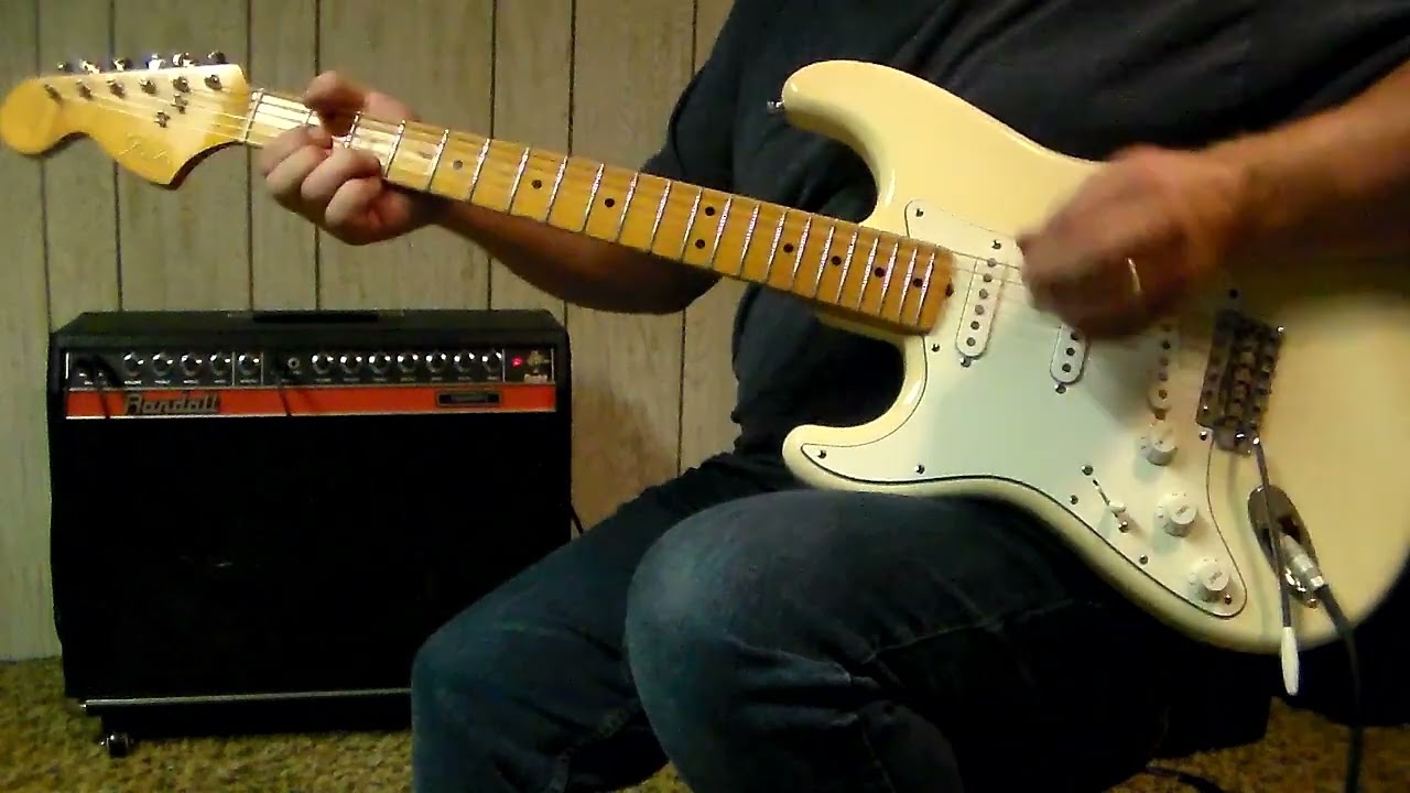 70's Randall Commander II RG90A-2-12 and a '67 RI Fender Stratocaster.