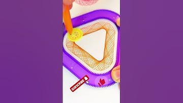 Spirograph Art #shorts #art #spirograph #drawing #tiktok #asmr