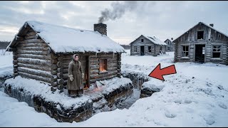 Her Neighbors Laughed At The Trench Around Her Cabin — Until Their Floors Froze and Hers Stayed Warm