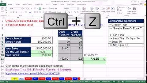 Office 2013 Class #44, Excel Basics 26 IF Function Made Easy 8 Examples (nowtelugu.com)