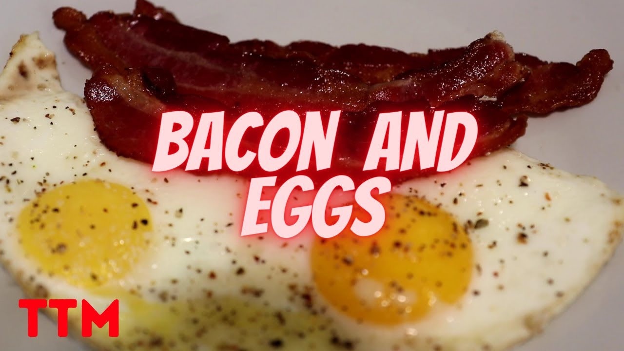 Bacon and Eggs in the Air Fryer Oven Easy Cooking YouTube