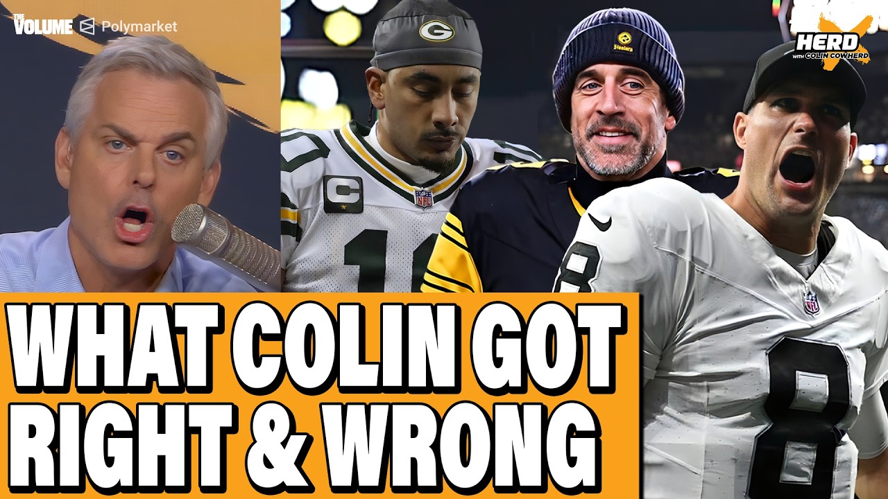 Where Colin was RIGHT & WRONG: Vikings, Steelers, 49ers, Bills, Ravens, Cowboys | Cowherd: HERD NFL