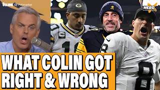 Where Colin was RIGHT & WRONG: