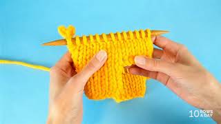 Three Ways to Cast On Stitches at the Beginning of a Row