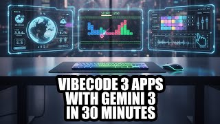 I Built 3 Apps in 30 Minutes using Gemini 3 (Vibecoding Speedrun)