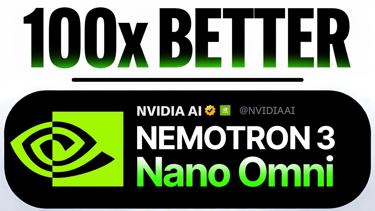 NEW Nvidia Nemotron 3 Nano Omni is INSANE! 🤯