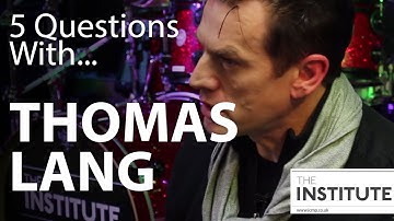 The Most Important Thing as a Drummer–Thomas Lang