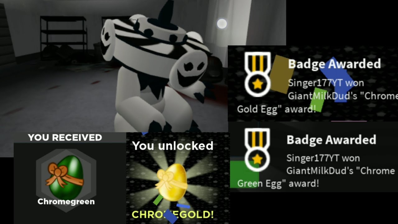 Chromegold Egg Roblox Cute766 - chromered egg badge for tattetail roleplay roblox