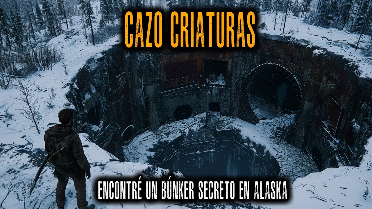 Soy un cazador de CRÍPTIDOS — encontré un BÚNKER SECRETO en Alaska. Historias de terror