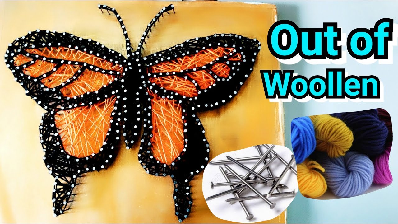 How To Make A String Art Butterfly An Easy Tutorial On String Art