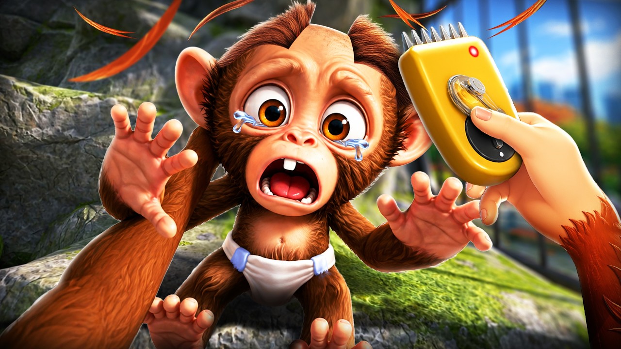 เเกล้งบักจิมมี่ !!! โกนหัวมันจนล้าน EP7  | I Am Monkey VR