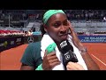 Coco Gauff Reacts to Medical Timeout &amp; Comeback vs Sorana Cirstea | Madrid 2026