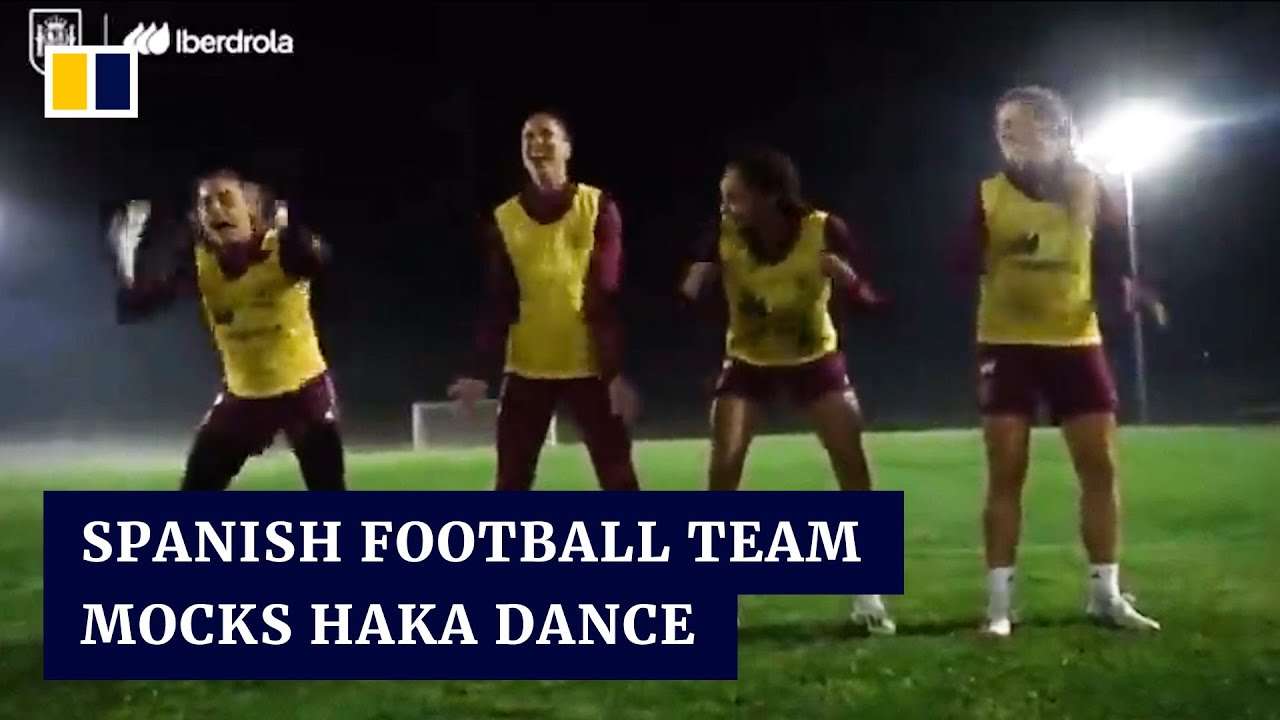 Spanish women’s football team apologises for video showing haka dance